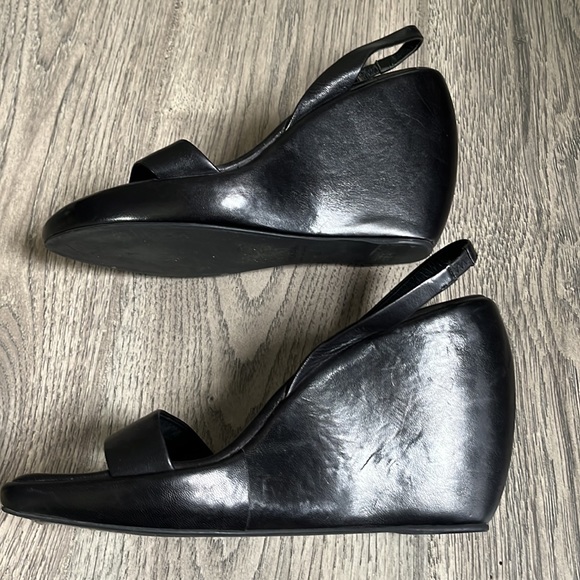 Prada Slingback Wedge Sandals - Picture 4 of 8